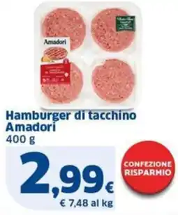 Sigma Hamburger di tacchino Amadori offerta