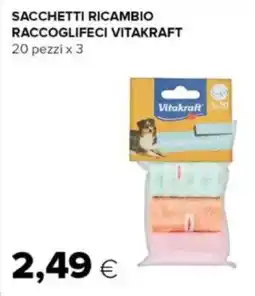Oasi Sacchetti ricambio raccoglifeci VITAKRAFT offerta