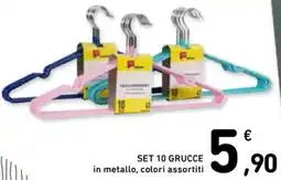 Spazio Conad Set 10 grucce offerta