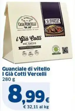 Sigma Guanciale di vitello I Già Cotti Vercelli offerta