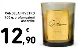 Spazio Conad Candela in vetro offerta