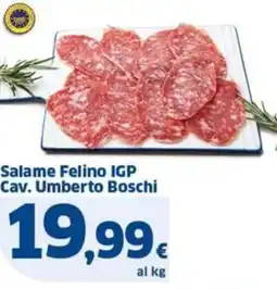 Sigma Salame Felino IGP Cav. Umberto Boschi offerta