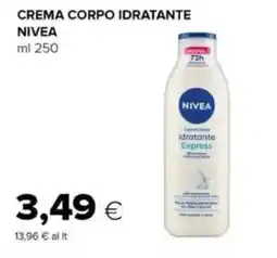 Oasi Crema corpo idratante NIVEA offerta