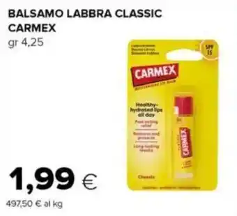 Oasi Balsamo labbra classic CARMEX offerta