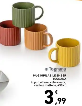 Spazio Conad Mug impilabile ember tognana offerta