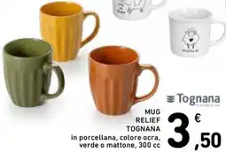 Spazio Conad Mug relief tognana offerta