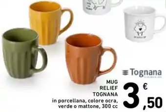 Spazio Conad Mug relief tognana offerta