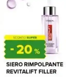 Oasi Siero rimpolpante revitalift filler offerta