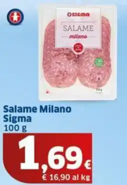 Sigma Salame Milano Sigma offerta