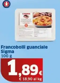 Sigma Francobolli guanciale Sigma offerta