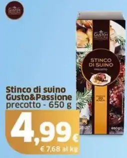 Sigma Stinco di suino Gusto&Passione precotto offerta