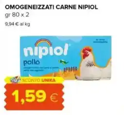 Oasi Omogeneizzati carne NIPIOL offerta
