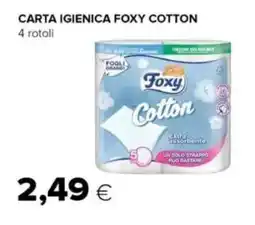 Oasi Carta igienica foxy cotton offerta
