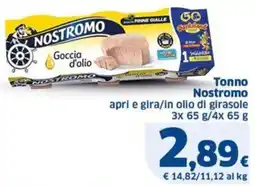 Sigma Tonno Nostromo apri e gira/in olio di girasole offerta