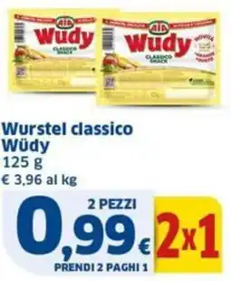 Sigma Wurstel classico Wüdy offerta
