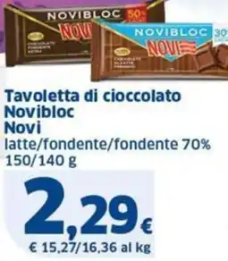 Sigma Tavoletta di cioccolato Novibloc Novi offerta