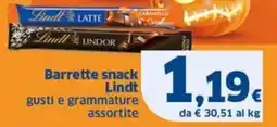 Sigma Barrette snack Lindt offerta
