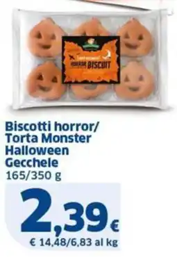 Sigma Biscotti horror/ Torta Monster Halloween Gecchele offerta