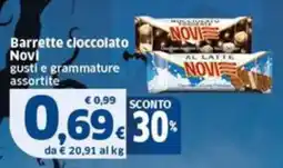Sigma Barrette cloccolato Novi offerta