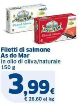 Sigma Filetti di salmone As do Mar in olio di oliva/naturale offerta