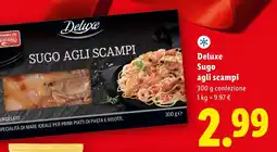 Lidl Deluxe Sugo agli scampi offerta