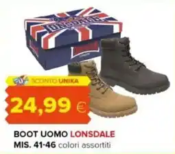 Oasi Boot uomo lonsdale mis. 41-46 offerta