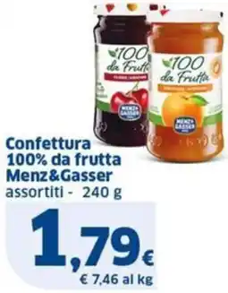 Sigma Confettura 100% da frutta Menz&Gasser offerta