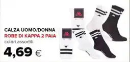 Oasi Calza uomo/donna robe di kappa 2 paia offerta