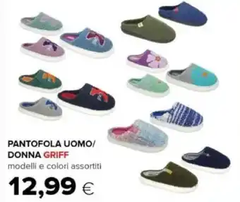 Oasi Pantofola uomo/ donna griff offerta