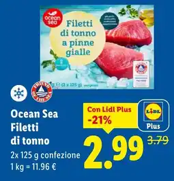 Lidl Ocean Sea Filetti di tonno offerta