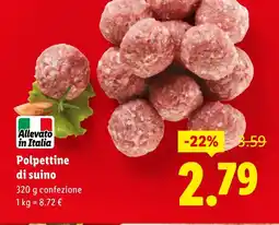 Lidl Polpettine di suino offerta