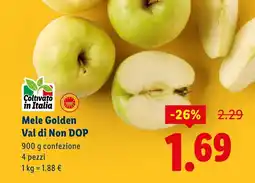 Lidl Mele Golden Val di Non DOP offerta