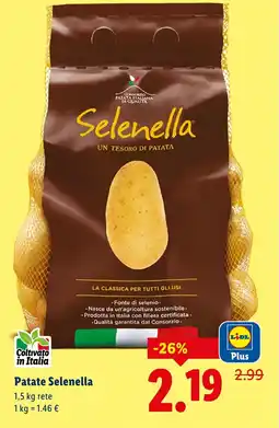 Lidl Patate Selenella offerta