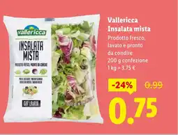 Lidl Vallericca Insalata mista offerta