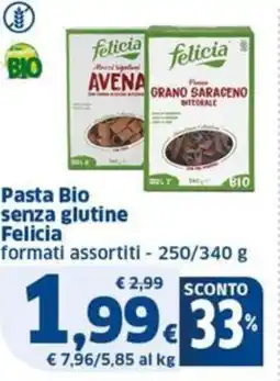 Sigma Pasta Bio senza glutine Felicia offerta