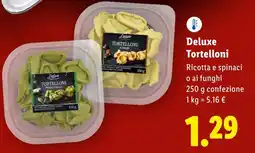 Lidl Deluxe Tortelloni offerta