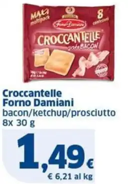 Sigma Croccantelle Forno Damiani bacon/ketchup/prosciutto offerta