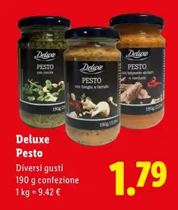Lidl Deluxe Pesto offerta