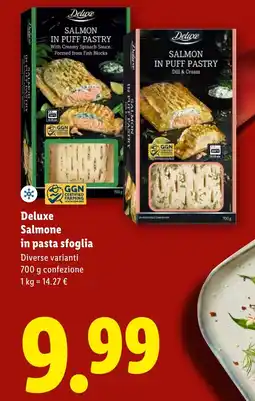 Lidl Deluxe Salmone in pasta sfoglia offerta