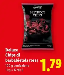 Lidl Deluxe Chips di barbabietola rossa offerta