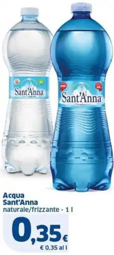 Sigma Acqua Sant'Anna naturale/frizzante offerta