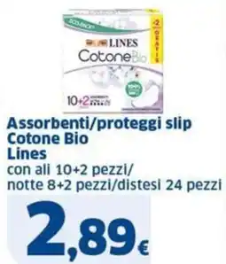 Sigma Assorbenti/proteggi slip Cotone Bio Lines offerta