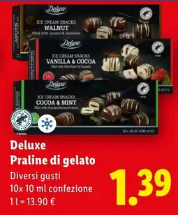 Lidl Deluxe Praline di gelato offerta