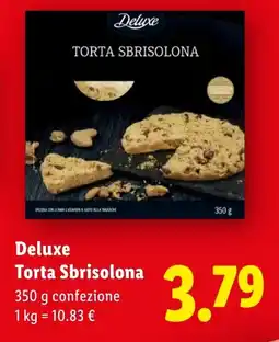 Lidl Deluxe Torta Sbrisolona offerta