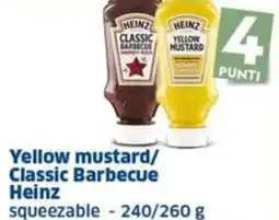 Sigma Yellow mustard/ Classic Barbecue Heinz squeezable offerta