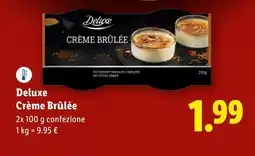 Lidl Deluxe Crème Brûlée offerta