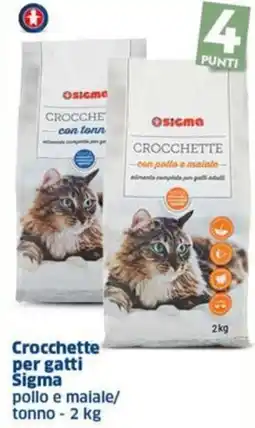 Sigma Crocchette per gatti Sigma pollo e maiale/ tonno offerta