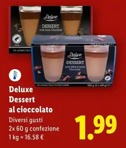 Lidl Deluxe Dessert al cioccolato offerta