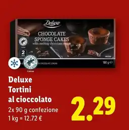 Lidl Deluxe Tortini al cioccolato offerta