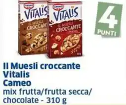 Sigma II Muesli croccante Vitalis Cameo mix frutta/frutta secca/ chocolate offerta